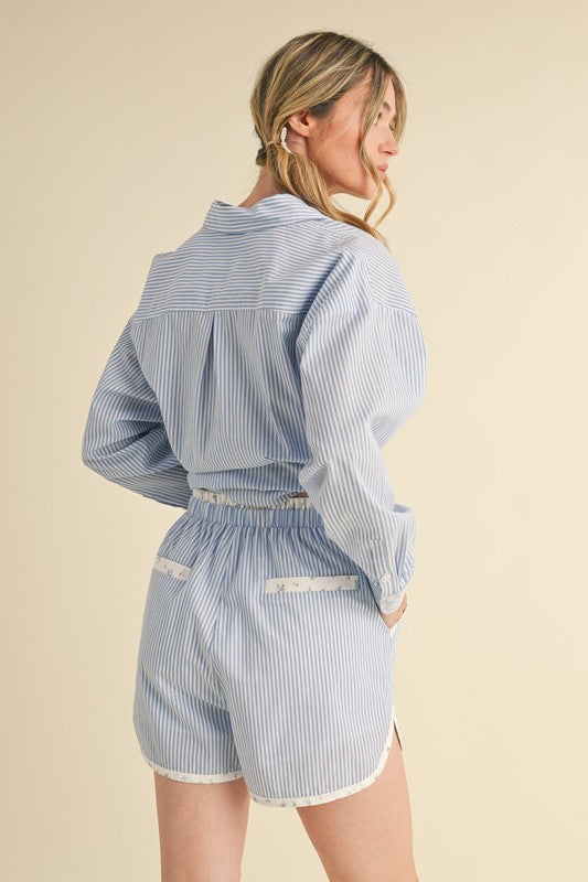 Set azul Flora