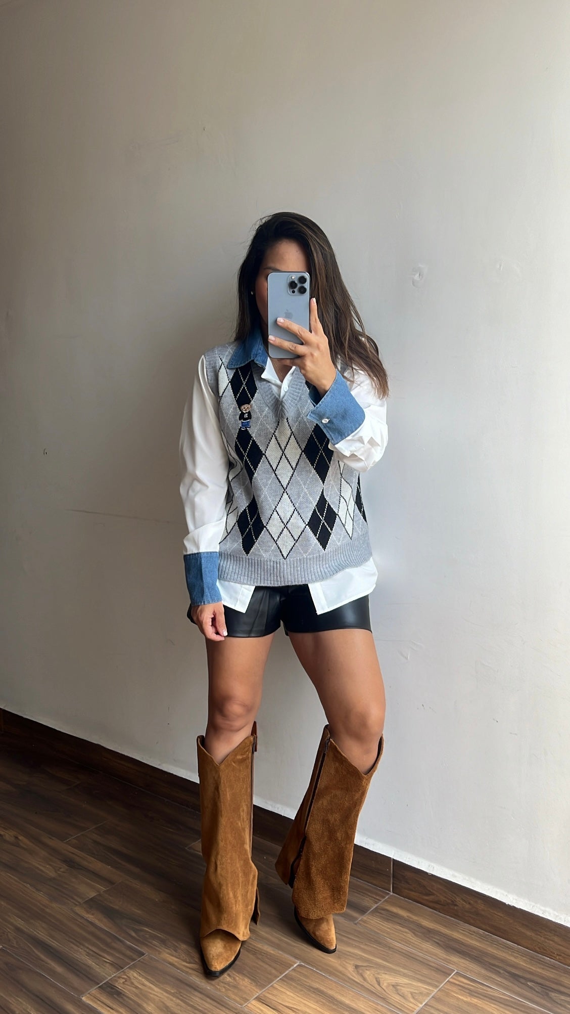 Blusa con chaleco Tamy