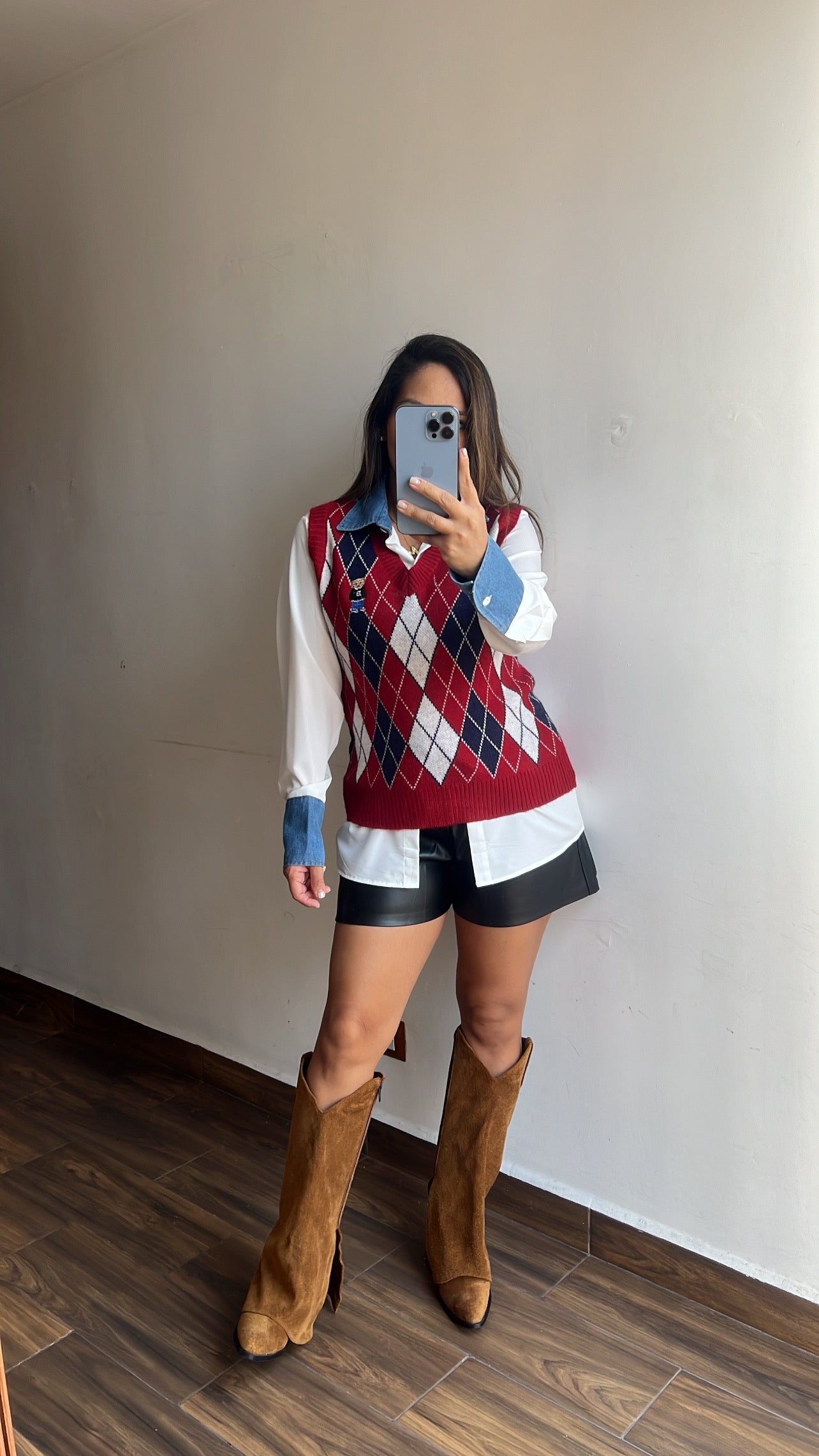 Blusa con chaleco Tamy