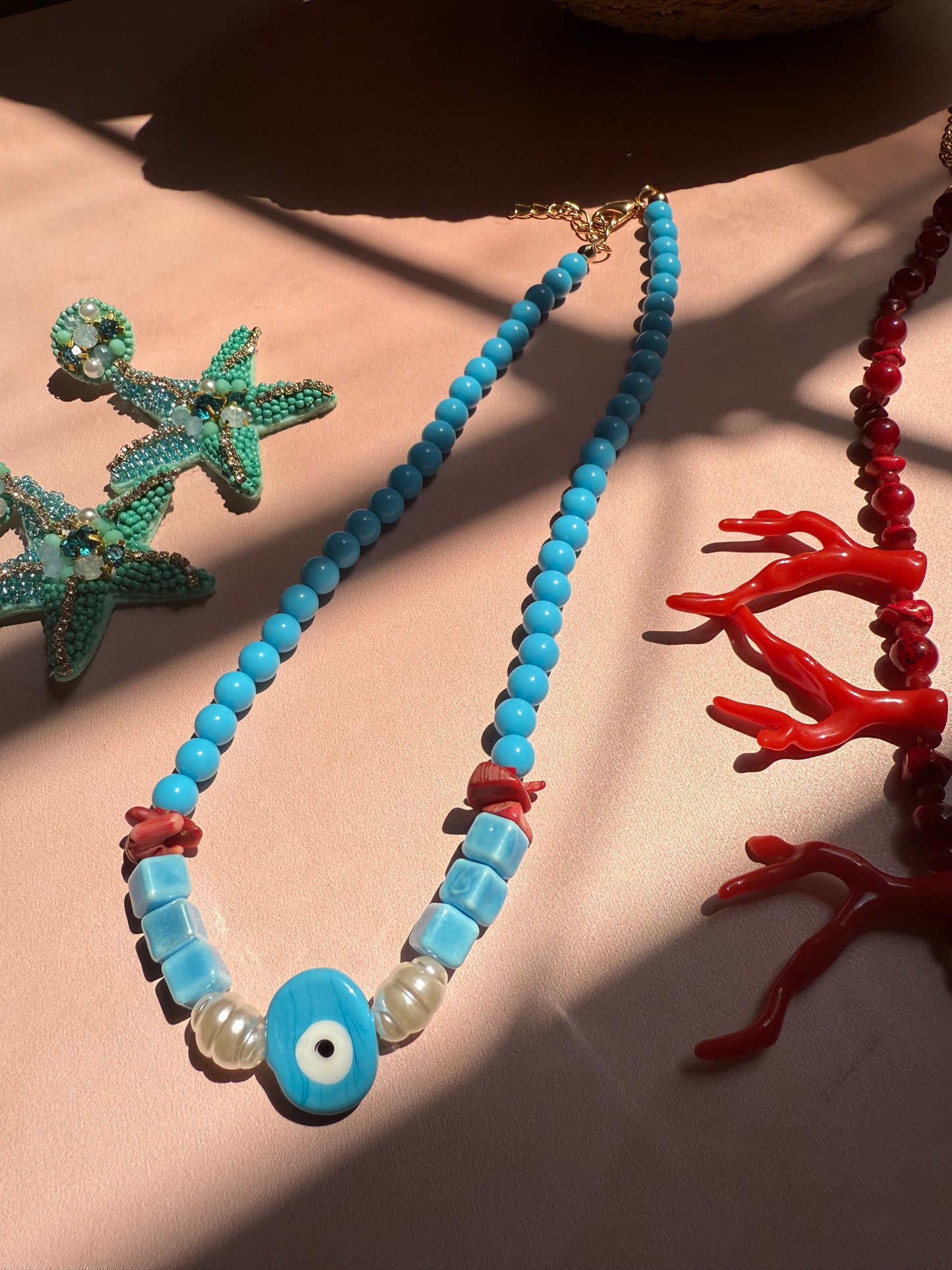 Collar Azul Ojo Turco