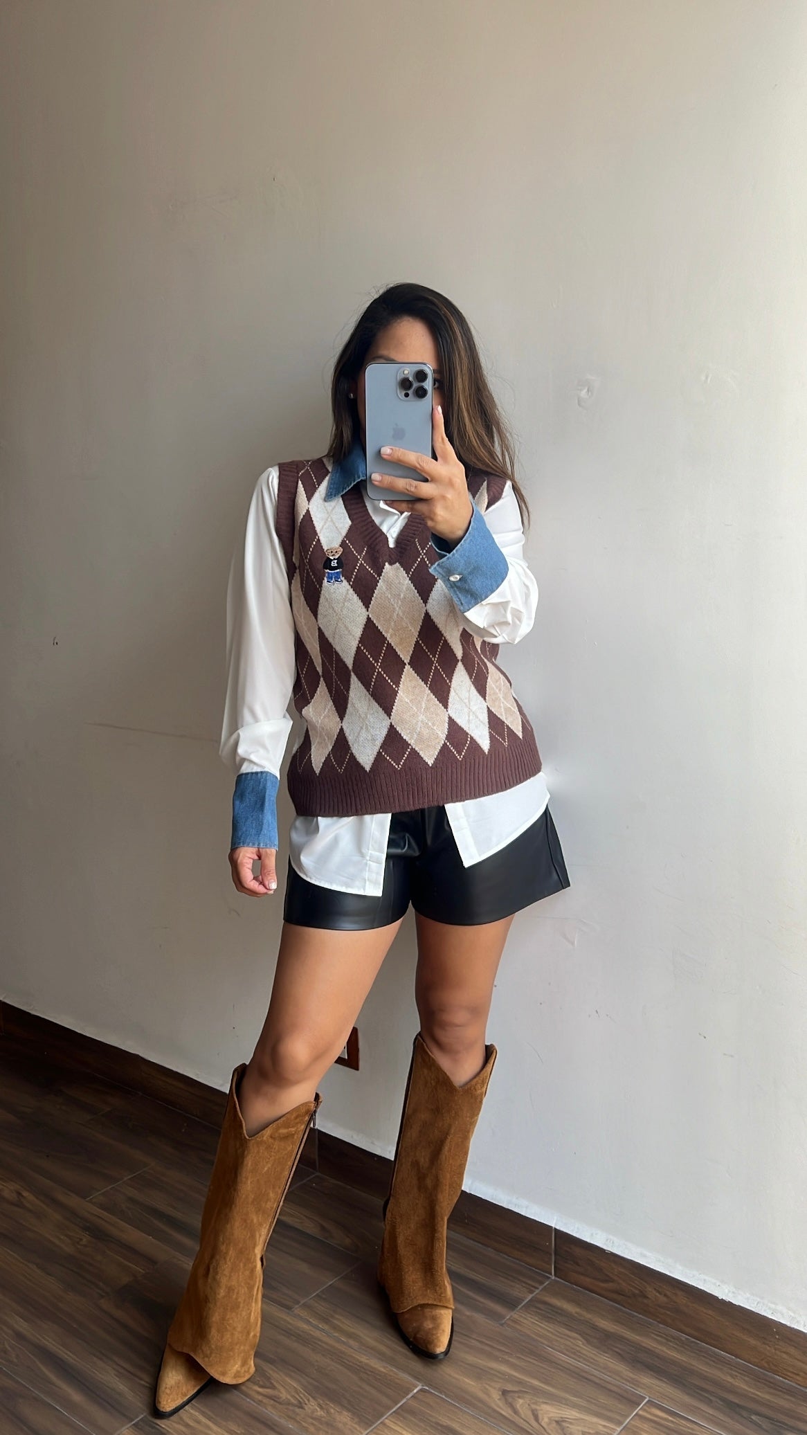 Blusa con chaleco Tamy