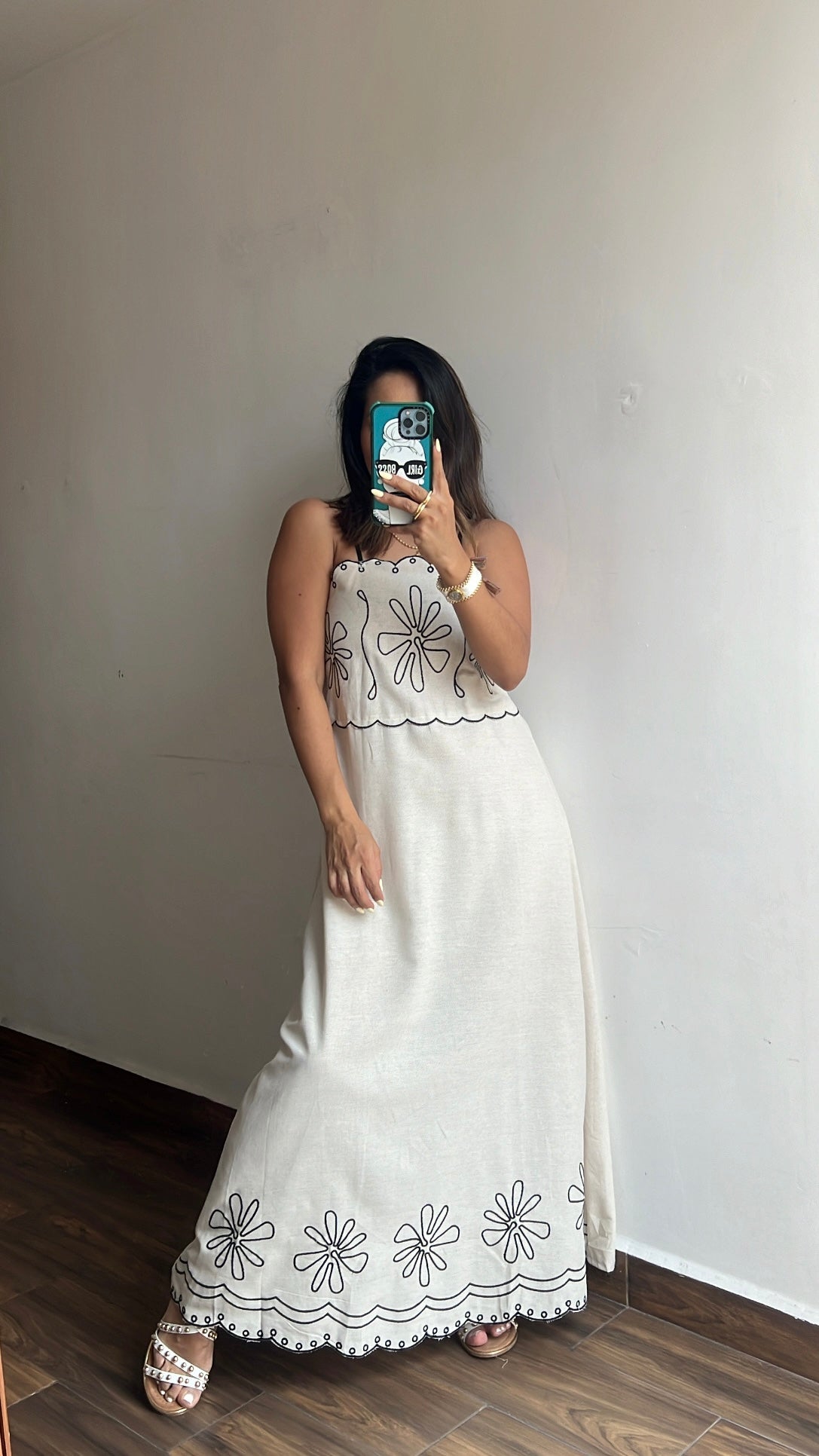 Vestido nude