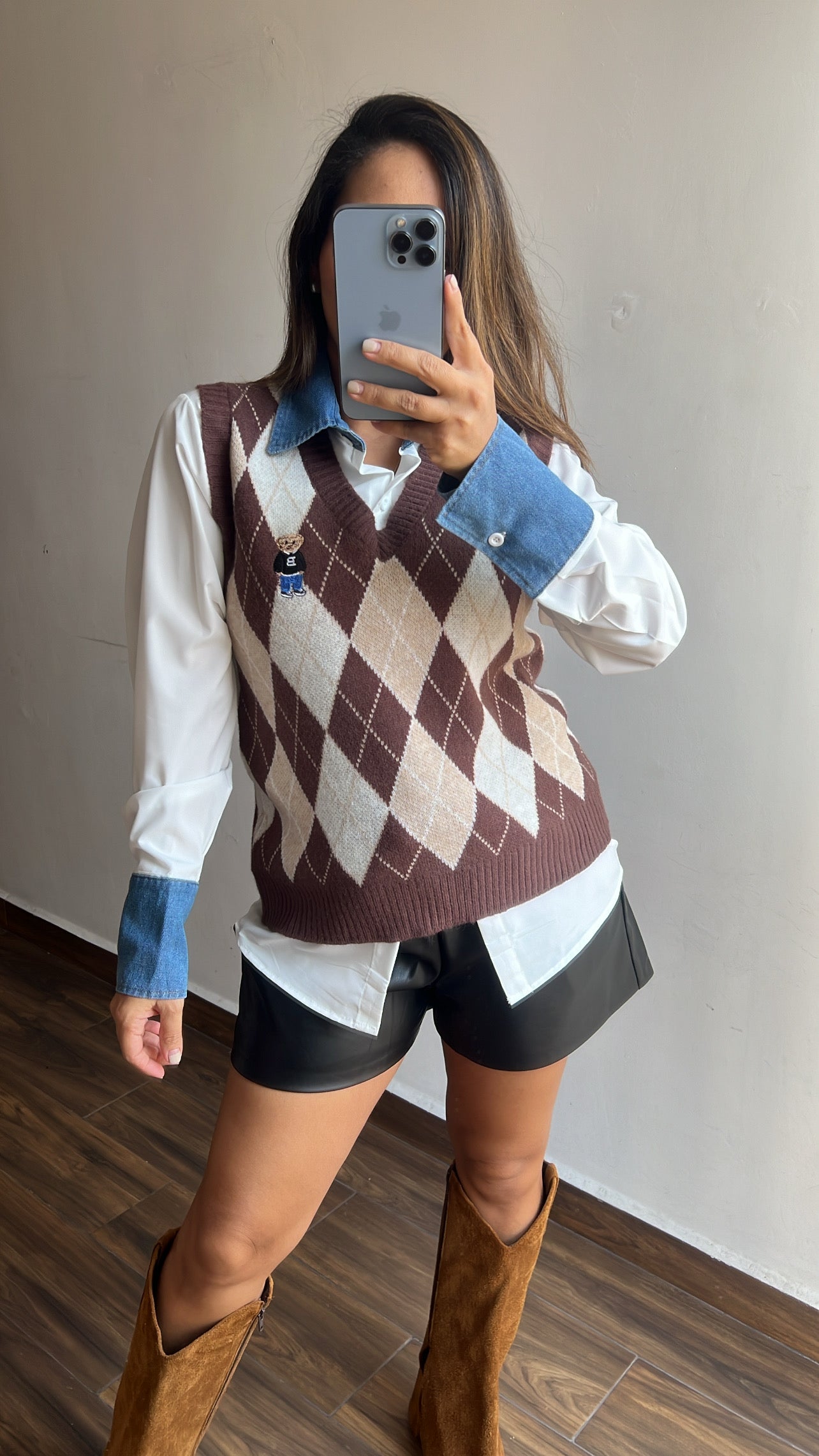 Blusa con chaleco Tamy