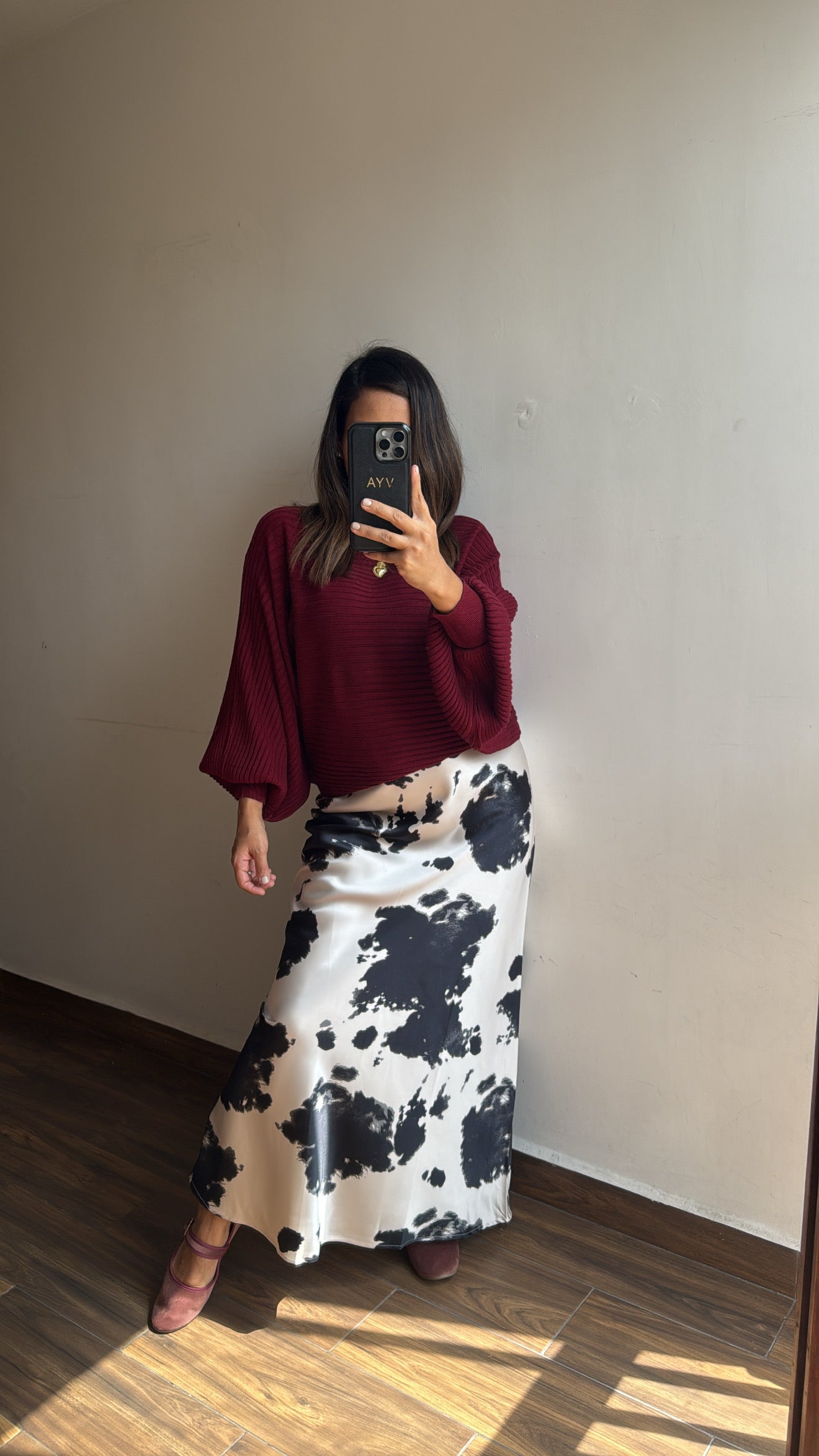 Maxi Falda Cow