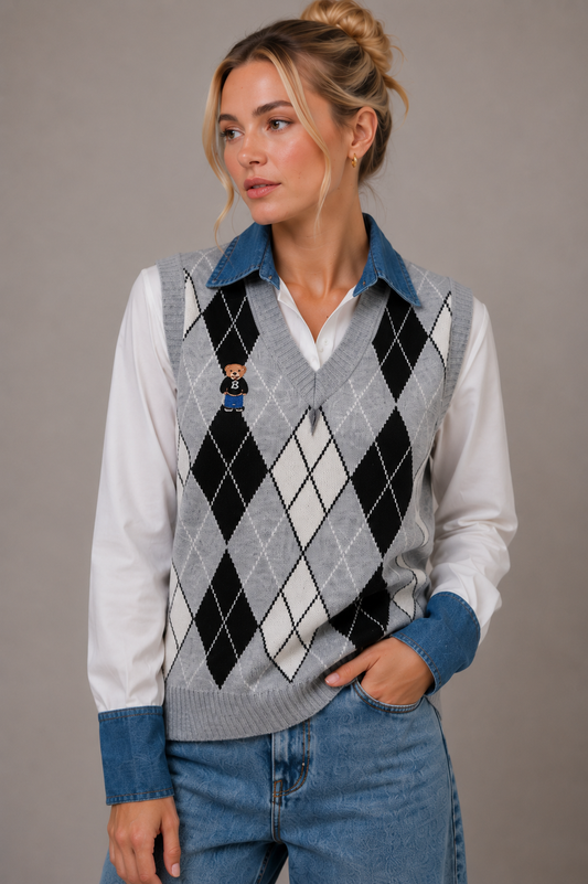 Blusa con chaleco Tamy